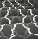 Wallpaper Double Damask Wallpaper // Black