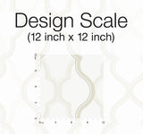 Wallpaper Double Damask Wallpaper // Cream