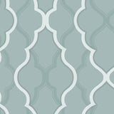 Wallpaper Double Damask Wallpaper // Teal