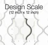 Wallpaper Double Damask Wallpaper // White & Black