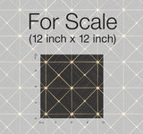 Wallpaper Double Diamonds Peel & Stick Wallpaper // Black
