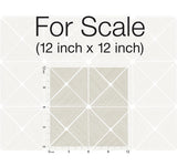 Wallpaper Double Diamonds Peel & Stick Wallpaper // Off White