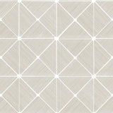 Wallpaper Double Diamonds Peel & Stick Wallpaper // Off White