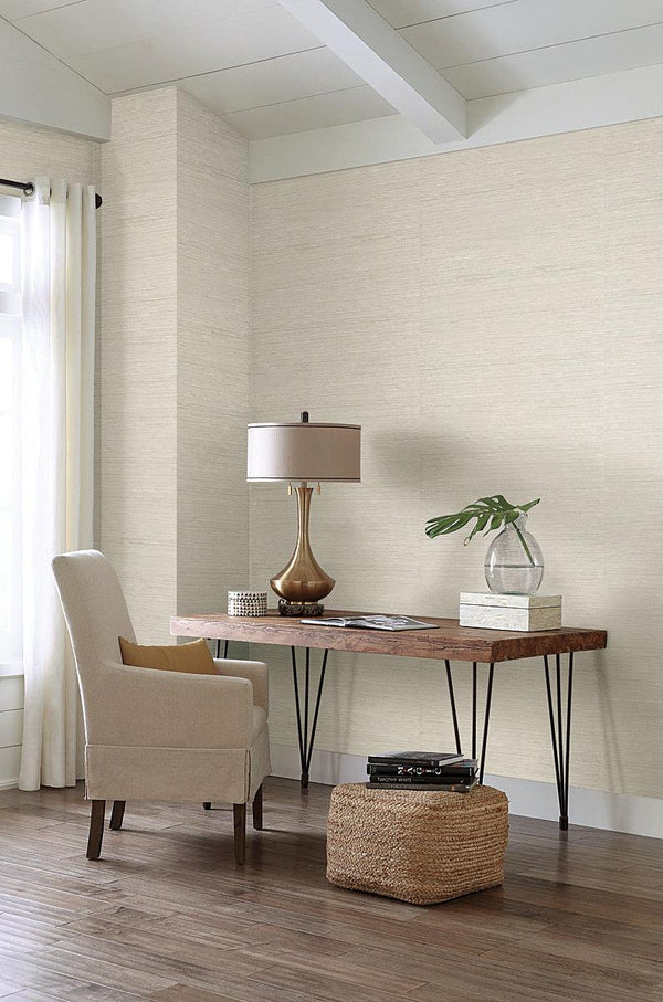 Wallpaper Dupioni Wallpaper // Beige