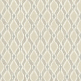Wallpaper Dyed Ogee Wallpaper // Taupe