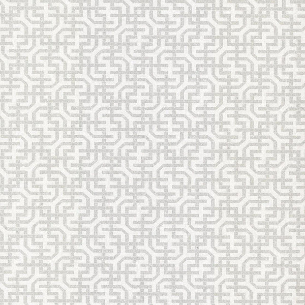 Wallpaper Dynastic Lattice Wallpaper // White 