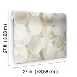 Wallpaper Earthbound Wallpaper // Cream & Grey