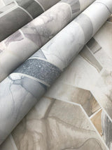 Wallpaper Earthbound Wallpaper // Cream & Grey