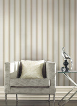 Wallpaper Ebb & Flow Wallpaper // Beige Metallic