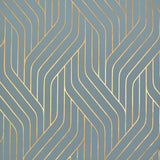 Wallpaper Ebb & Flow Wallpaper // Blue & Gold