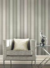 Wallpaper Ebb & Flow Wallpaper // Grey Metallic