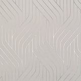 Wallpaper Ebb & Flow Wallpaper // White & Silver