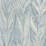 Wallpaper Ebru Marble Wallpaper // Blue Metallic