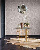 Wallpaper Ebru Marble Wallpaper // Purple Metallic