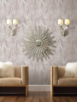 Wallpaper Ebru Marble Wallpaper // Purple Metallic