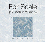 Wallpaper Ebru Swirls Peel & Stick Wallpaper // Blue