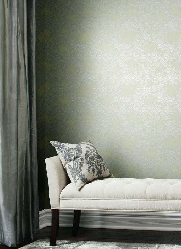 Wallpaper Eclipse Wallpaper // Khaki & Silver