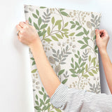 Wallpaper Eden Retreat Wallpaper // Beige & Green