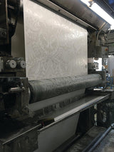 Wallpaper Egret Damask Wallpaper // White & Cream