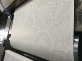 Wallpaper Egret Damask Wallpaper // White & Cream