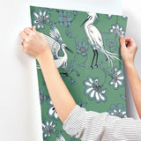 Wallpaper Egrets Wallpaper // Green
