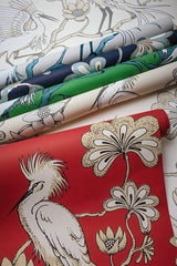 Wallpaper Egrets Wallpaper // Navy