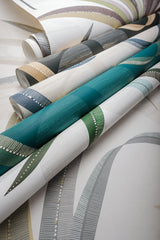 Wallpaper El Morocco Palm Wallpaper // Blue