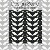 Wallpaper Elegant Birds Peel & Stick Wallpaper // Black & Metallic