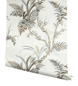 Wallpaper Enchanted Fern Wallpaper // Beige & Grey