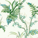 Wallpaper Enchanted Fern Wallpaper // Blue & Green