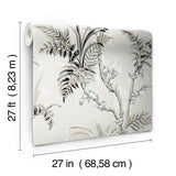 Wallpaper Enchanted Fern Wallpaper // Grey & Beige