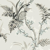 Wallpaper Enchanted Fern Wallpaper // Grey & Beige