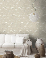 Wallpaper Enchanted Wallpaper // Tan