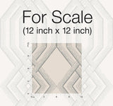 Wallpaper Etched Lattice Wallpaper // Grey