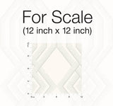 Wallpaper Ettched Lattice Wallpaper // Taupe