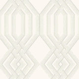 Wallpaper Ettched Lattice Wallpaper // Taupe