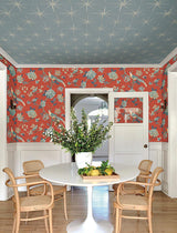 Wallpaper Evening Star Wallpaper // Blue