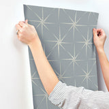 Wallpaper Evening Star Wallpaper // Blue