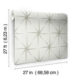 Wallpaper Evening Star Wallpaper // Silver