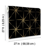 Wallpaper Evening Stars Wallpaper // Black