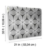 Wallpaper Everlasting Wallpaper // Black & Silver