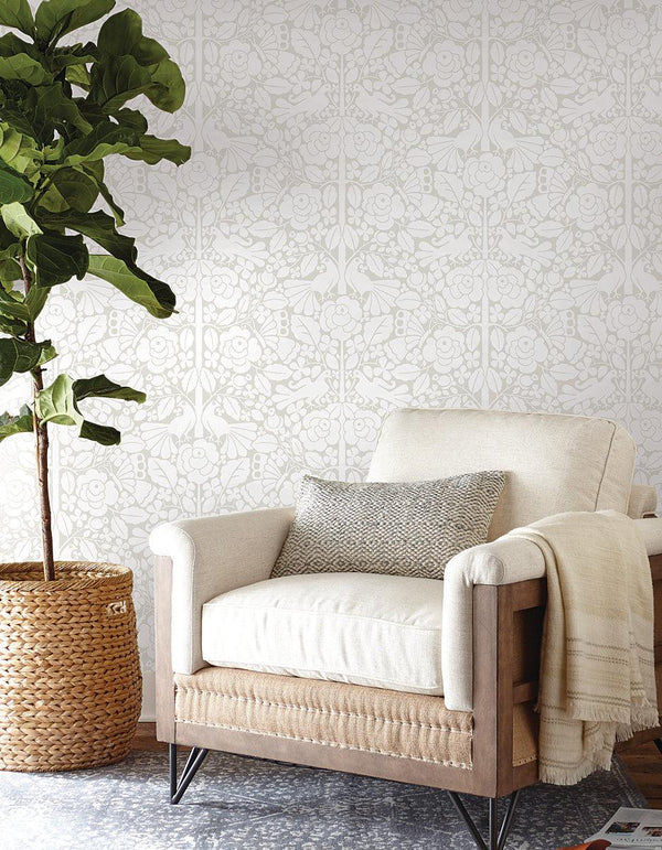Wallpaper Fairy Tales Wallpaper // Beige