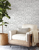 Wallpaper Fairy Tales Wallpaper // Grey