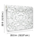 Wallpaper Fairy Tales Wallpaper // Grey