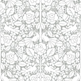 Wallpaper Fairy Tales Wallpaper // Grey