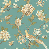 Wallpaper Fanciful Wallpaper // Blue & Green