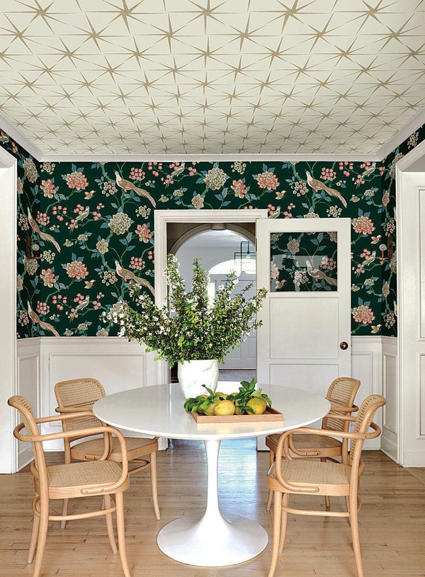 Wallpaper Fanciful Wallpaper // Dark Green
