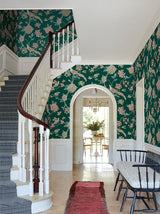 Wallpaper Fanciful Wallpaper // Dark Green