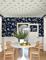 Wallpaper Fanciful Wallpaper // Navy