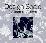 Wallpaper Fanciful Wallpaper // Navy